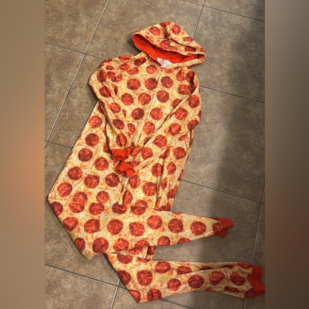 Faded Glory Pizza Print Women's Pajama Set